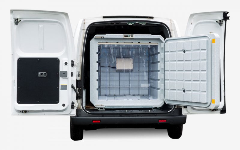 Dimensione contenitore refrigerato per veicolo commerciale