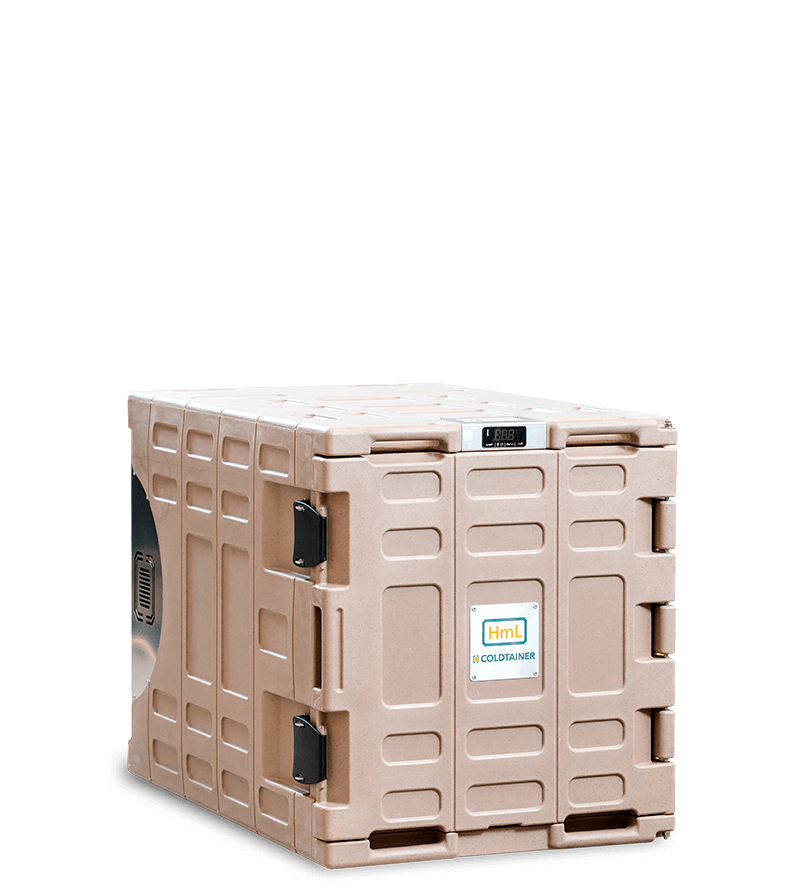 hot and cold food transport containers